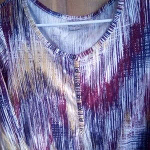 Relativity Multicolor Striped Blouse